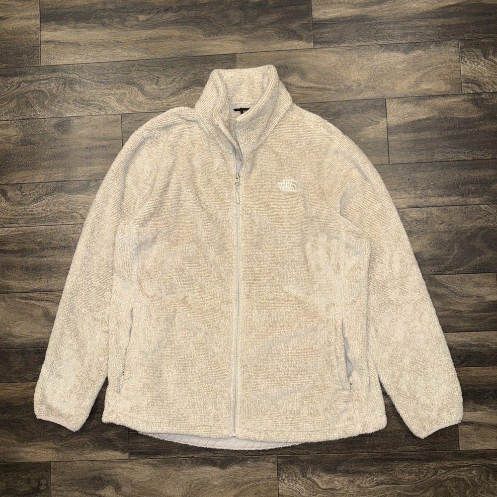 The North Face Osito Fleece Full-Zip Jacket Women's Size XXXL Creme Fall Autumn